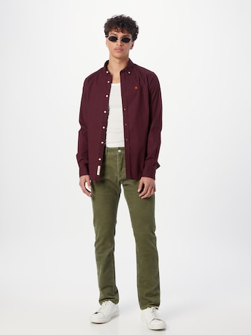 SCOTCH & SODA Slim Fit Skjorte 'Essential' i rød