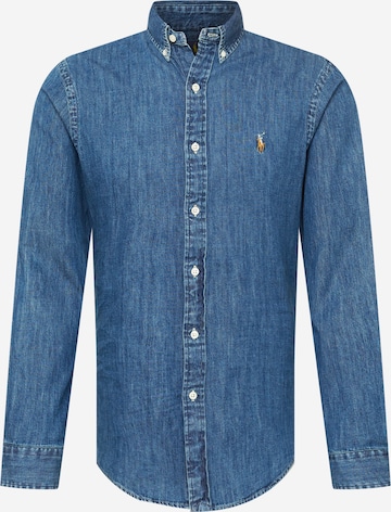 Polo Ralph Lauren Hemd in Blau: front