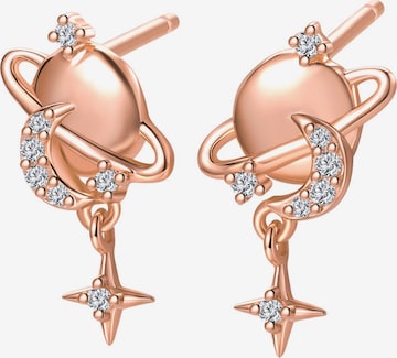 Orecchini 'Planet' di Hey Happiness in oro: frontale