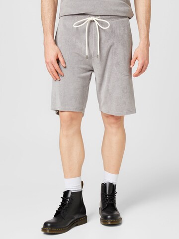 DRYKORN Regular Trousers 'BREAK' in Grey: front