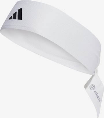ADIDAS PERFORMANCE Sporthoofdband 'Aeroready Tie Band' in Wit: voorkant