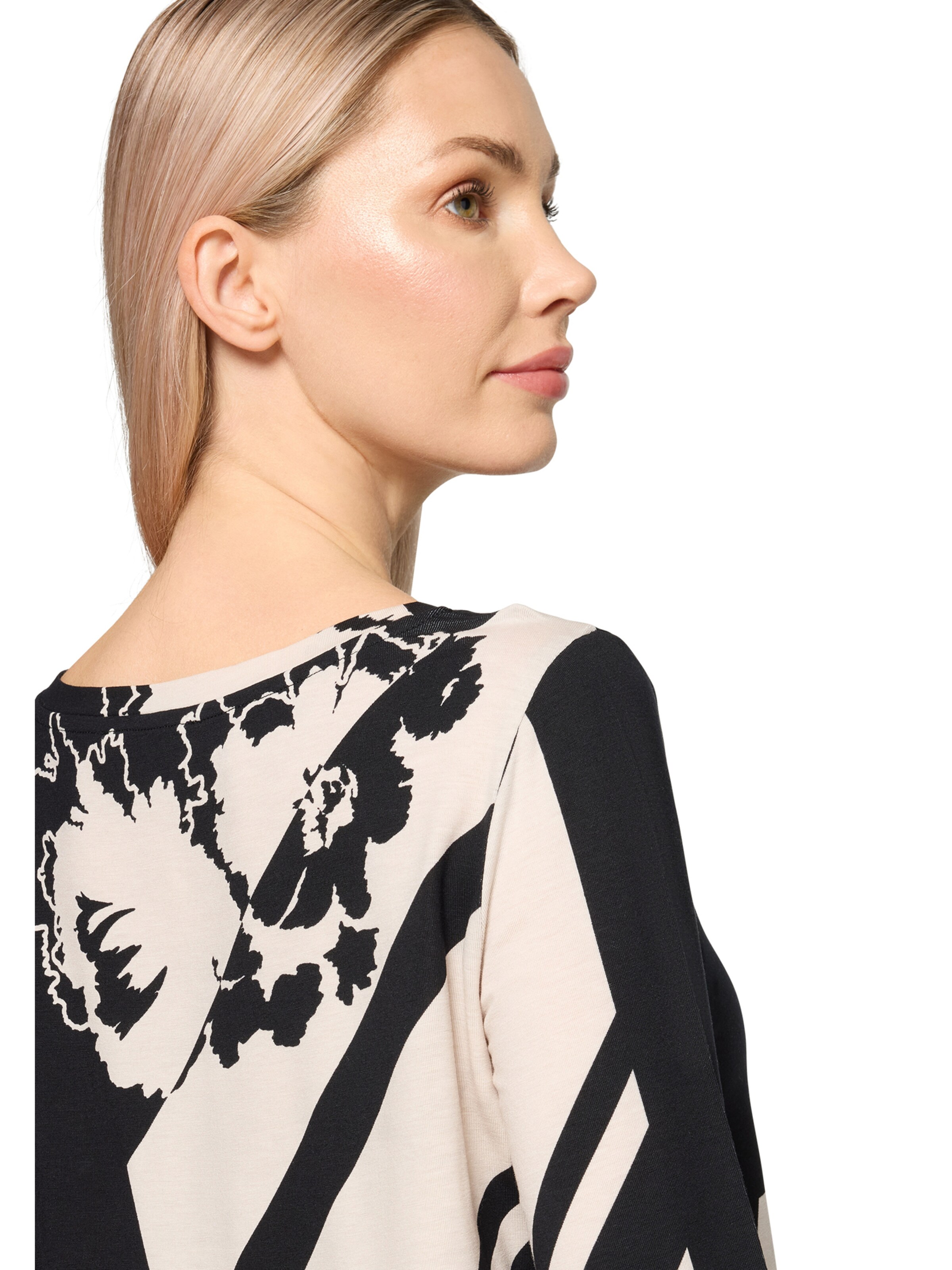 Betty Barclay Casual-Shirt mit Gummizug in Schwarz