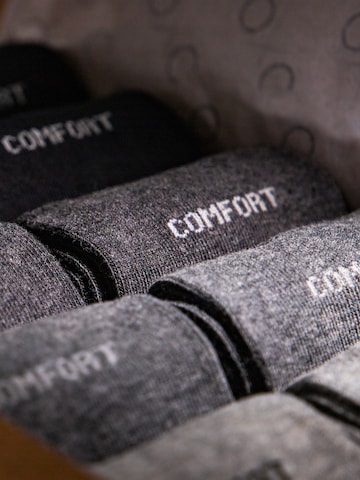Occulto Socken 'Komfort' in Schwarz