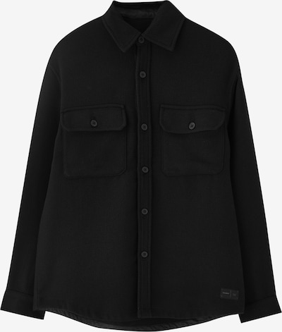 Pull&Bear Veste mi-saison en noir, Vue avec produit