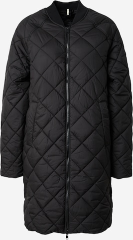 ECOALF Between-seasons coat in Black: front