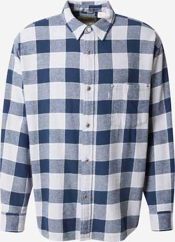 LEVI'S ® Comfort fit Overhemd 'SILVERTAB OVERSIZE 1 PKT MULTI-COLOR' in Blauw: voorkant