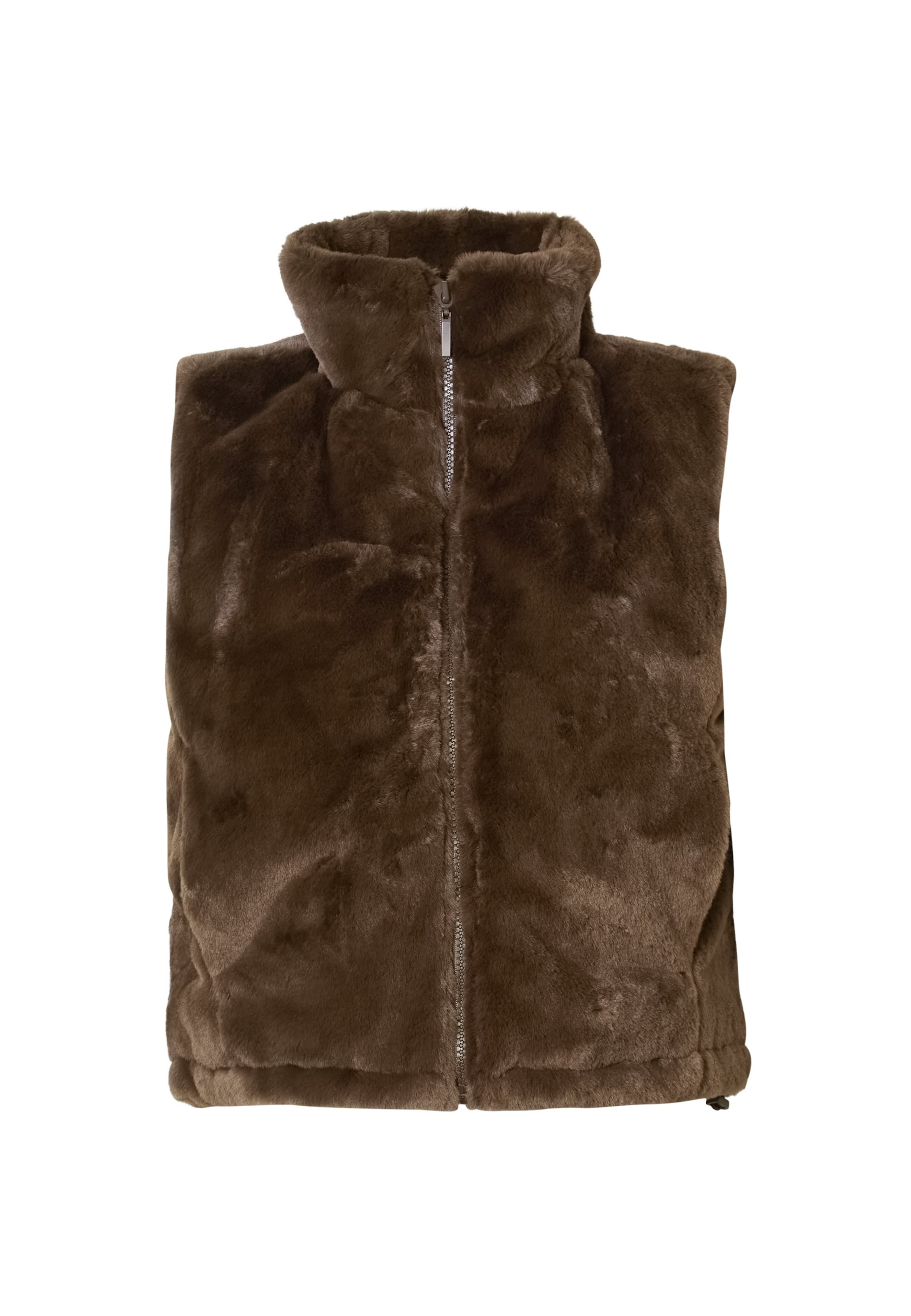 Hailys Vest 'Fi44lu' in Brown: front