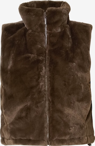Hailys Vest 'Fi44lu' i brun: forside