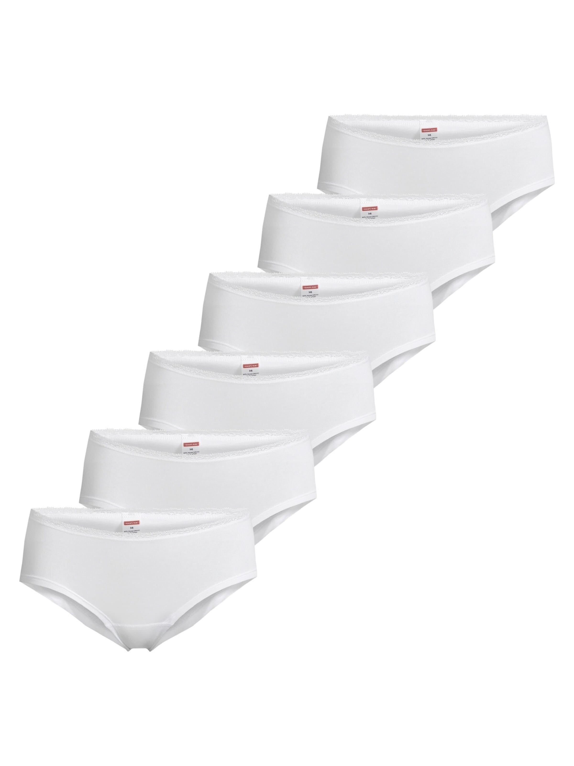 CON-TA Boyshorts 'Modal' in White: front
