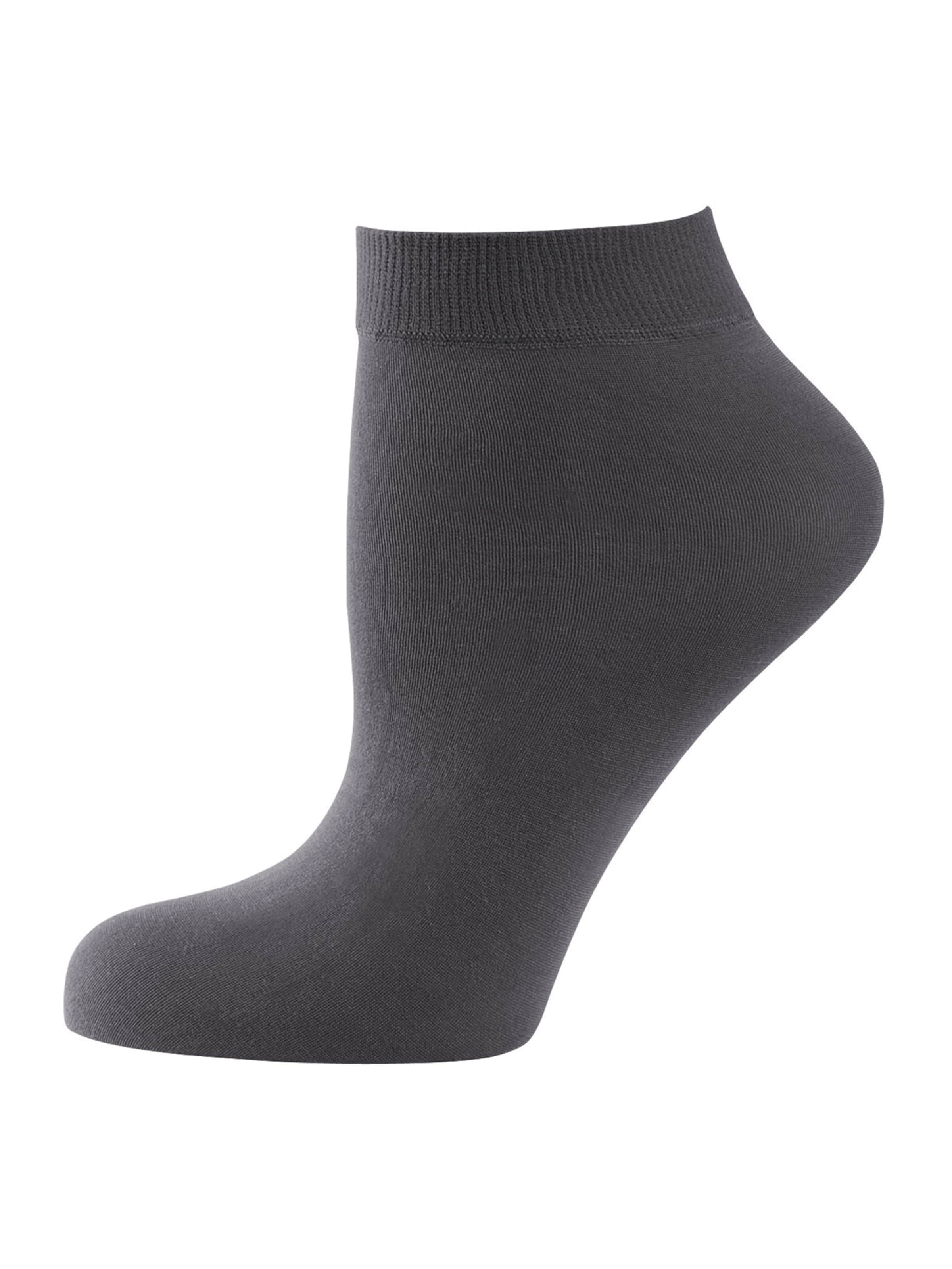 Chaussettes ' Cotton 60 DEN ' Nur Die en gris : devant