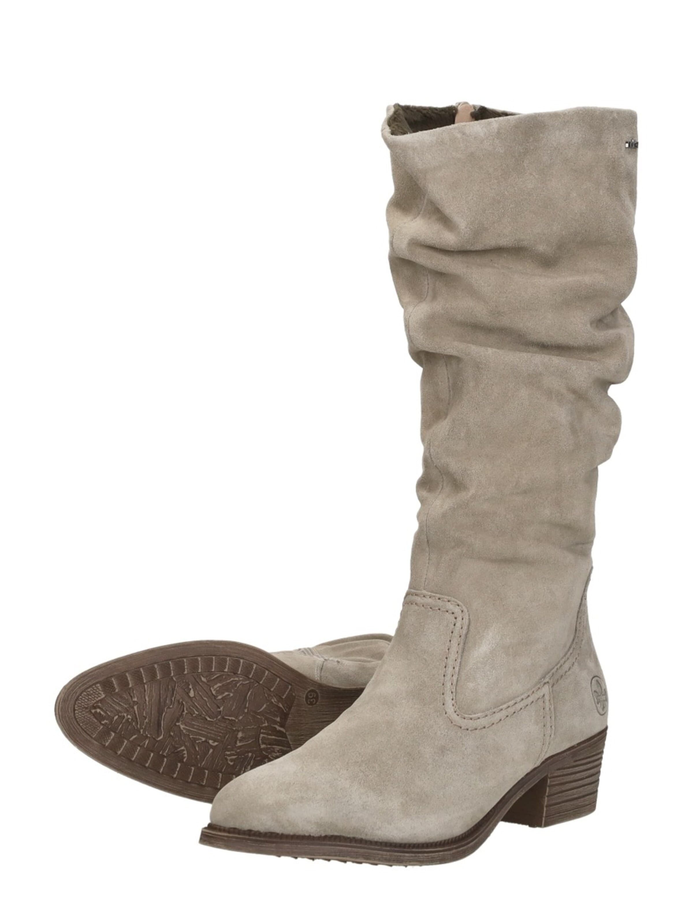 Rieker Boots 'Lange Laarzen' in Beige