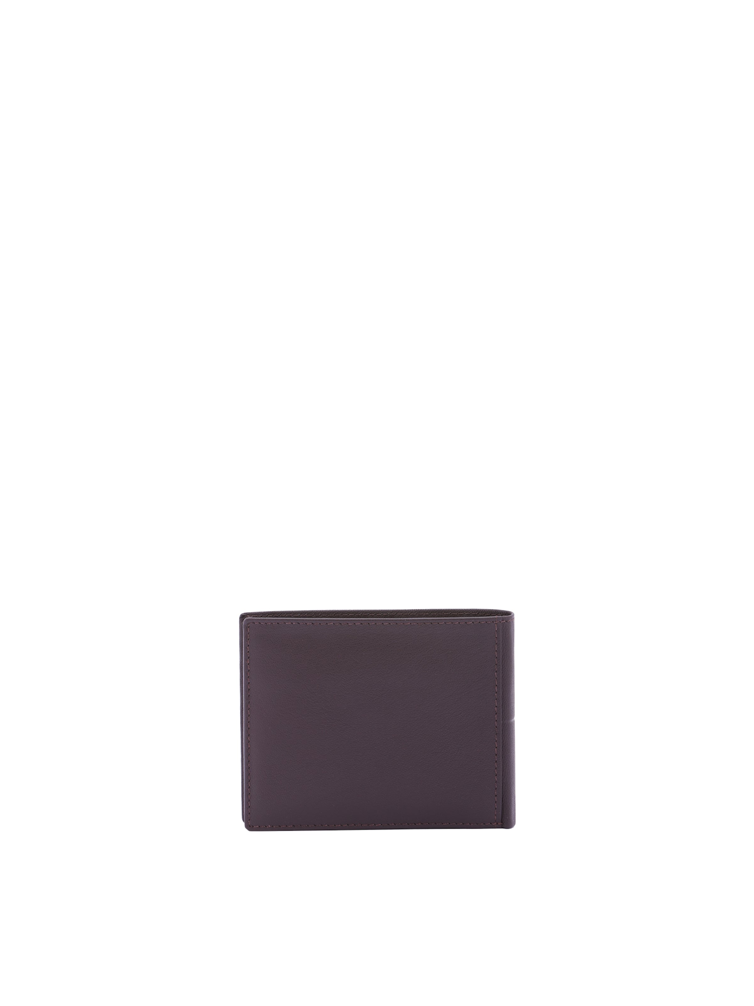 Portamonete 'Portafoglio Uomo Vera Pelle Sergio Tacchini Nero Compatto 10x12,5 cm' di Sergio Tacchini in marrone