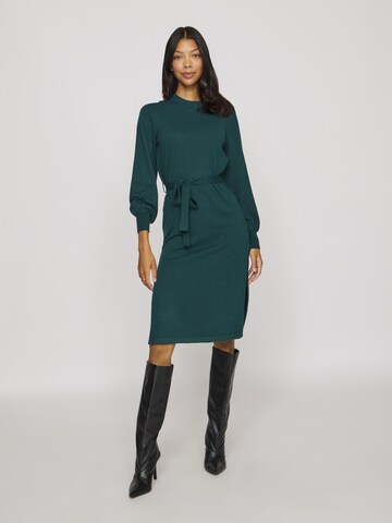 VILA Knitted dress in Green: front