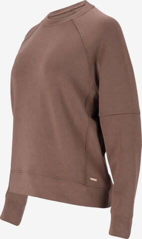 Athlecia Sweatshirt 'Jacey' in Braun