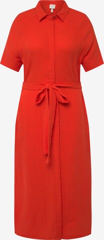 Ulla Popken Shirt Dress in Red: front