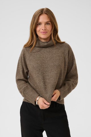 Kaffe Sweater in Brown: front