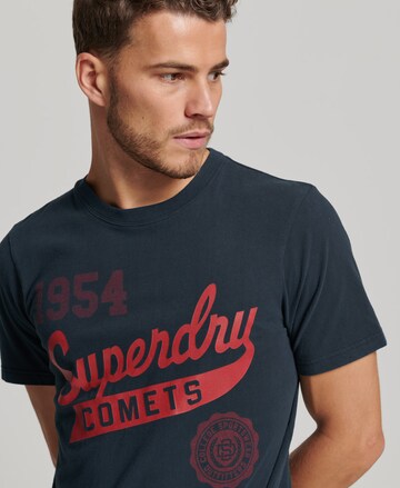 T-Shirt 'Home Run' Superdry en bleu