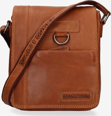 HILL BURRY Schoudertas in Bruin: voorkant