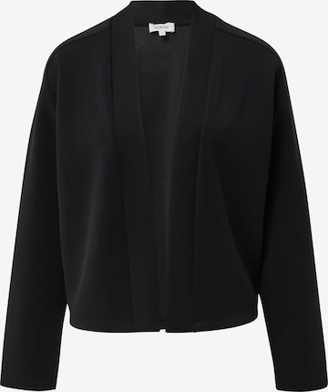 s.Oliver Sweatvest in Zwart: voorkant