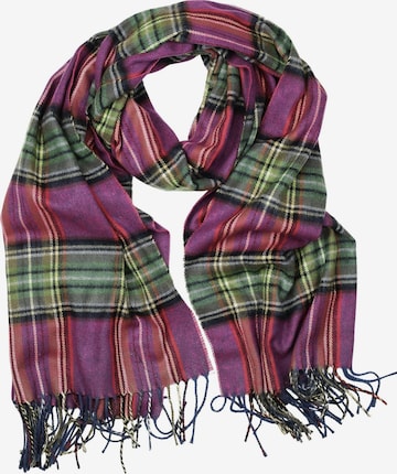 COLLEZIONE ALESSANDRO Schal 'Scotland' in Pink: Vorderseite