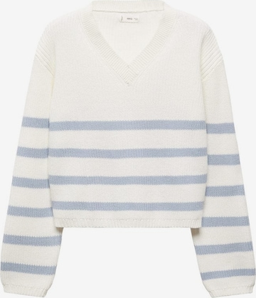 Pull-over 'Tolouse' MANGO TEEN en blanc : devant