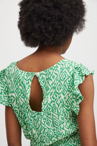 ICHI Blouse 'Ihmarrakech To6' in Groen