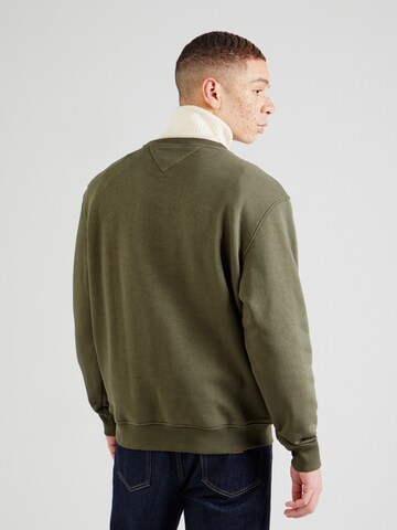 Tommy Jeans Sweatshirt 'LINEAR' in Groen