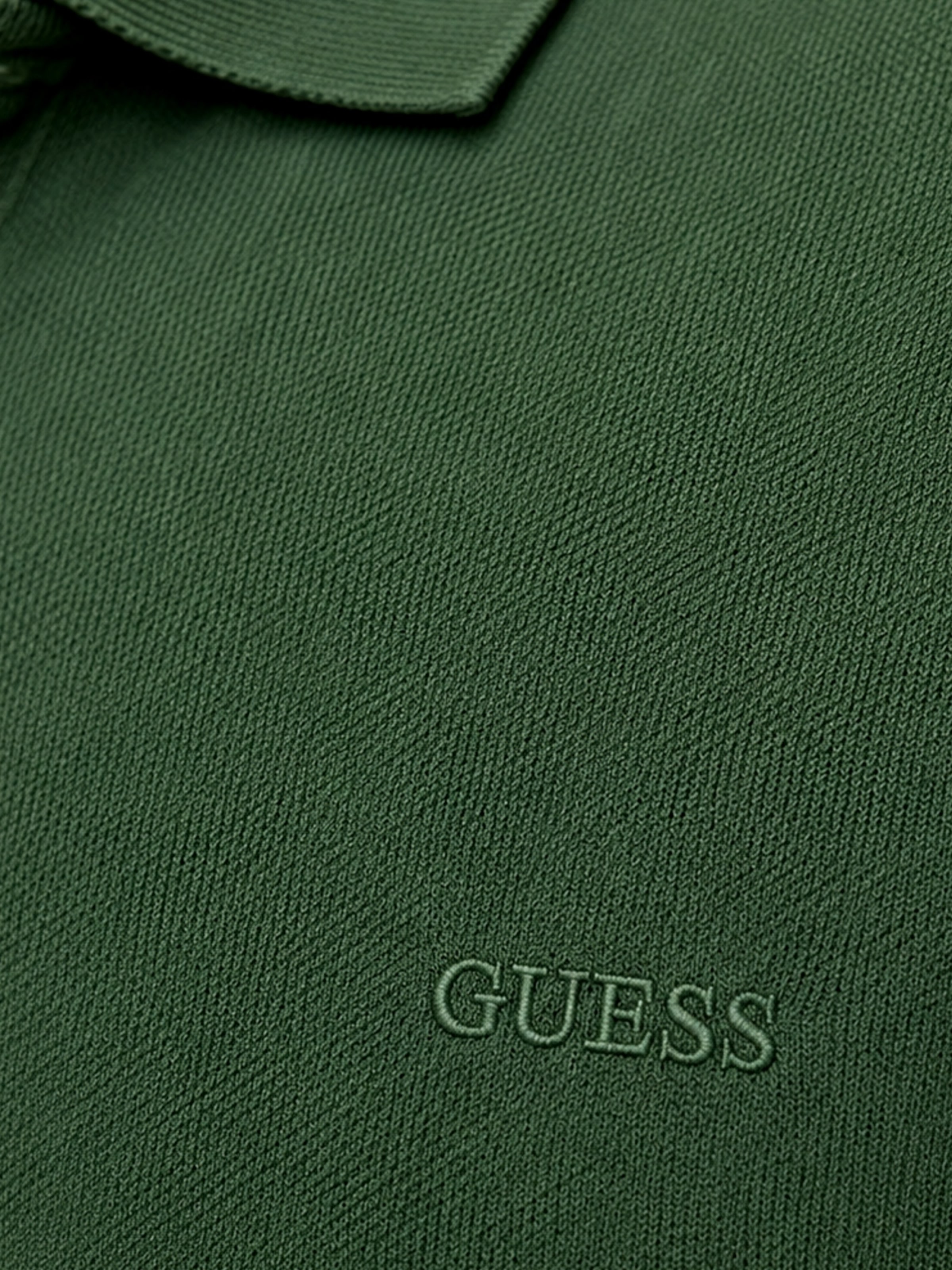 GUESS Koszulka 'Cree Washed' w kolorze zielony
