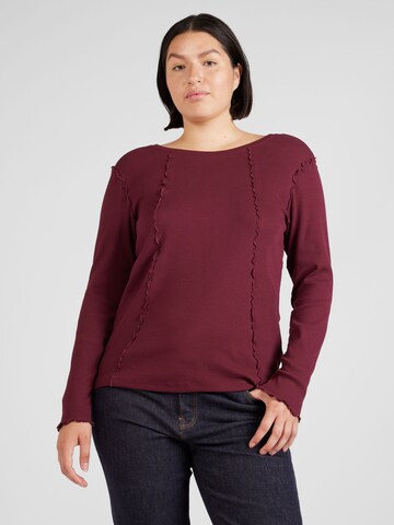 ONLY Carmakoma Shirt 'SABRINA' in Rot: predná strana