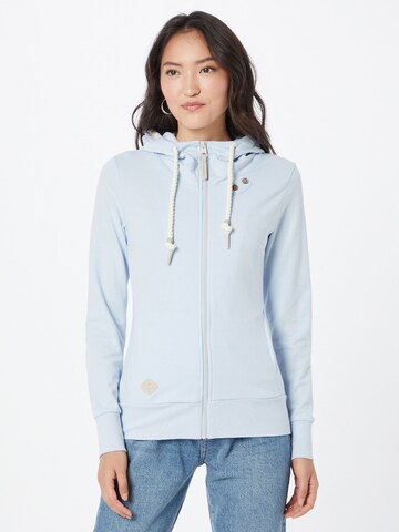 Ragwear Zip-Up Hoodie 'PAYA' in Blue: front