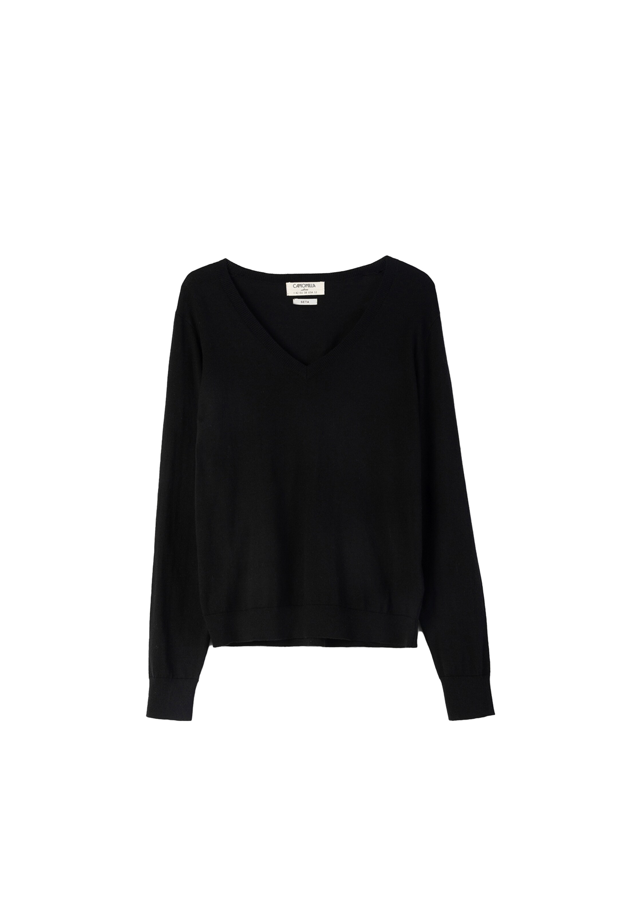 Pullover 'MARGE' di Camomilla Italia in nero: frontale