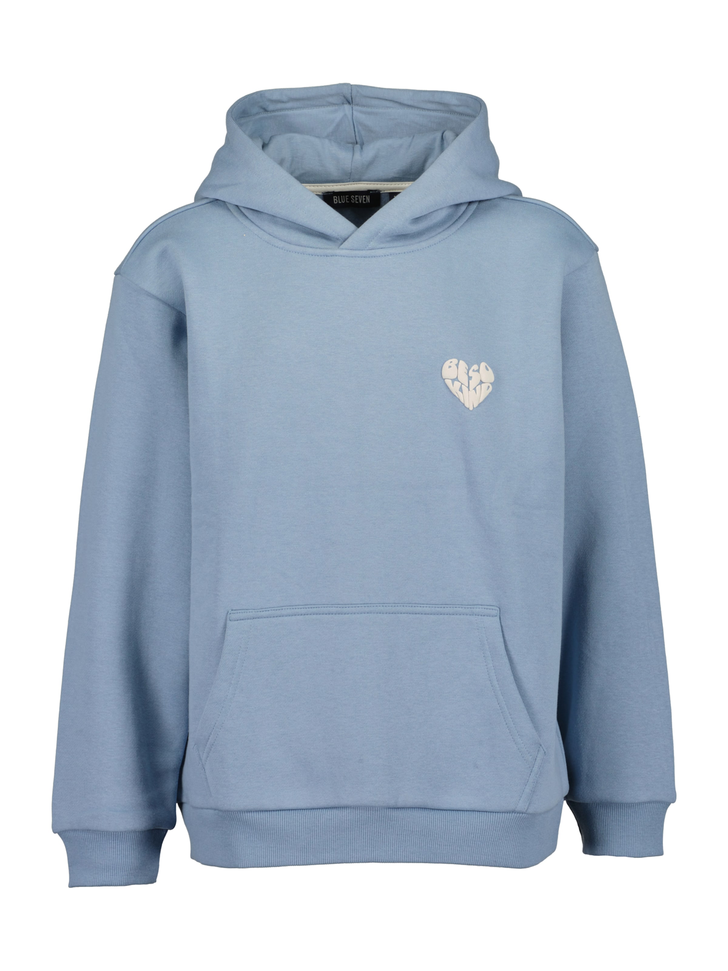 BLUE SEVEN Mikina – modrá: přední strana