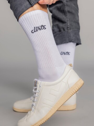 Dirts Socken 'Classic Logo Socks'‌‌ in Weiß