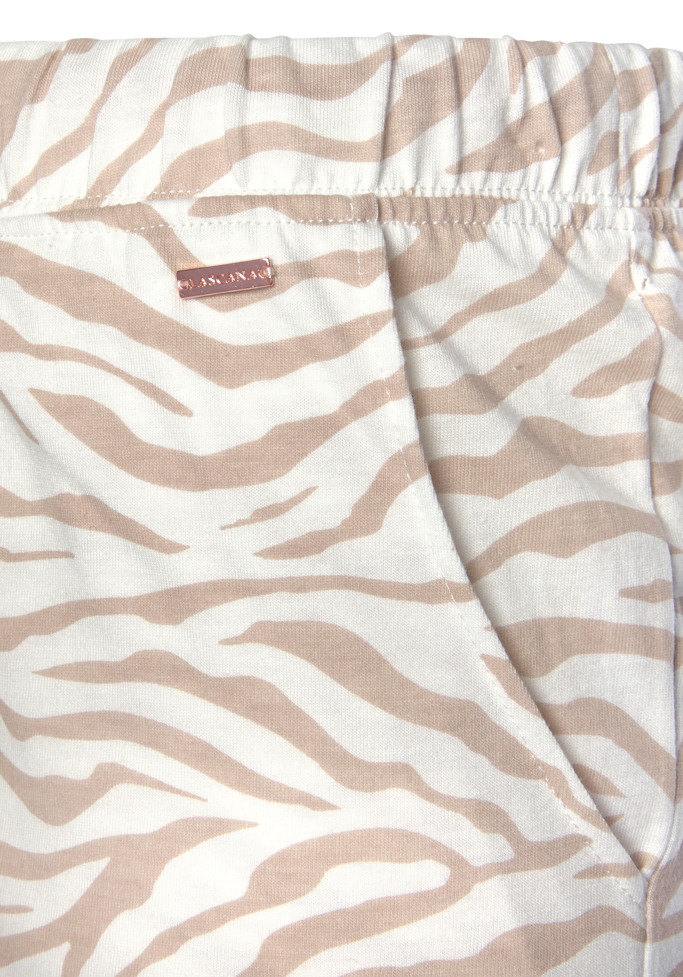 LASCANA Pajama pants in Beige