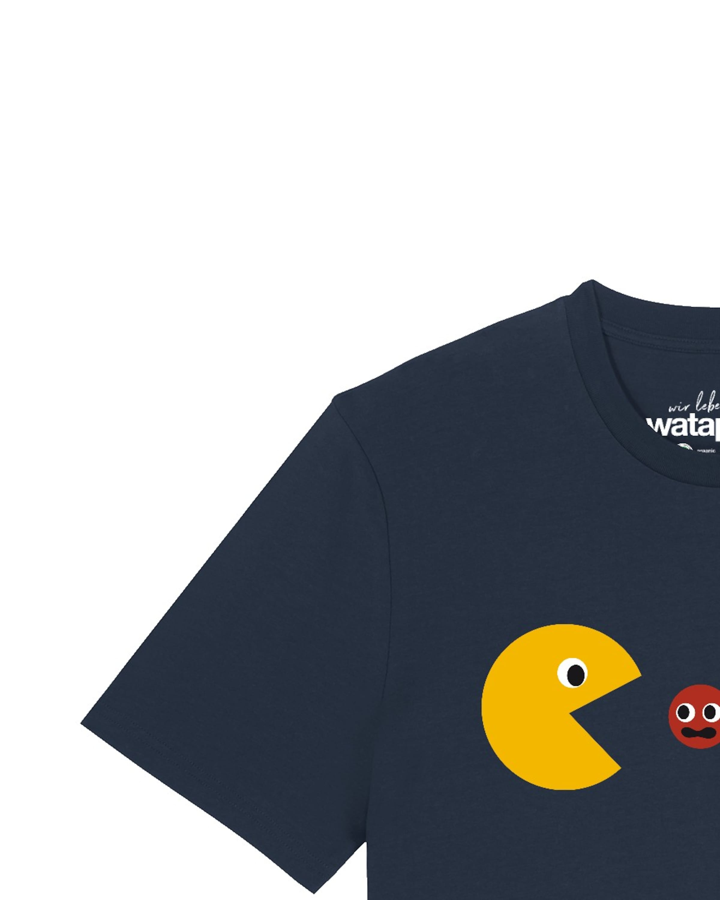 T-Shirt 'Pacmännchen' Watapparel en bleu