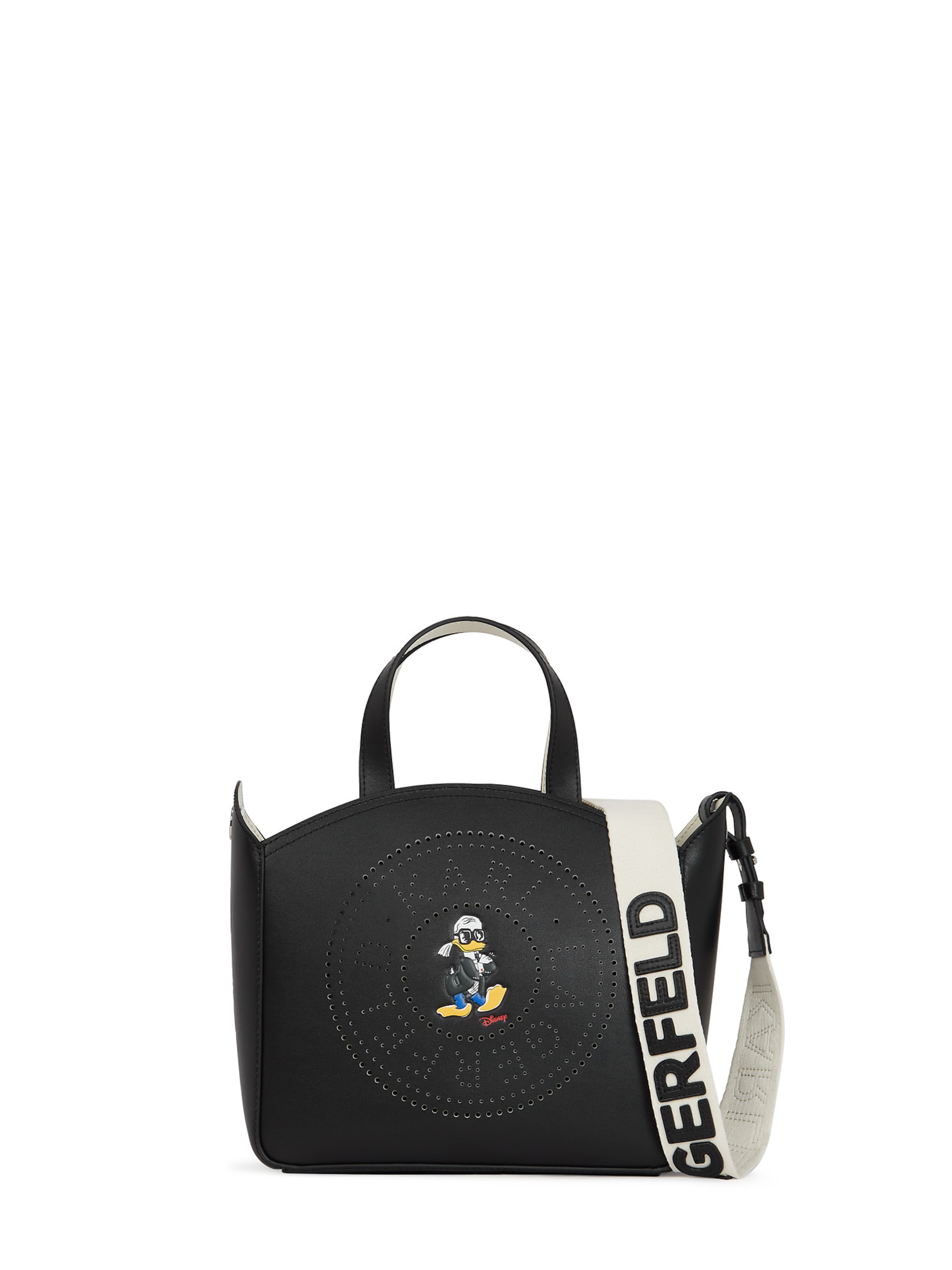 Karl Lagerfeld Handbag 'Disney x Karl Lagerfeld' in Black: front