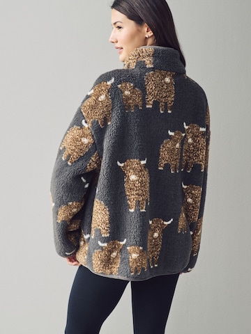 Next Поларено яке 'Borg-Fleece' в кафяво: отпред