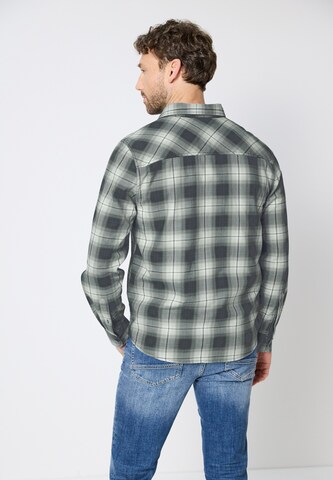 Street One MEN Regular Fit Hemd in Grün