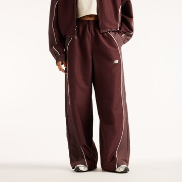 new balance Trousers 'Trackside Woven Pant' in Red: front