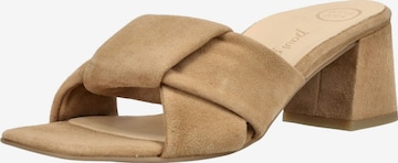 Paul Green Muiltjes in Beige: voorkant