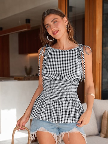 Cupshe Top | črna barva