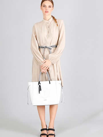 CAFè NOIR Pouch in White: front