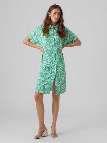 VERO MODA Shirt Dress in Green