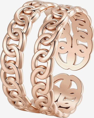 Hey Happiness Ring 'Double Chain' in Gold: Vorderseite