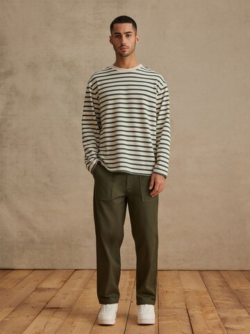 DAN FOX APPAREL Loose fit Trousers 'Timon' in Green