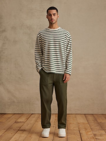 DAN FOX APPAREL Loose fit Pants 'Timon' in Green