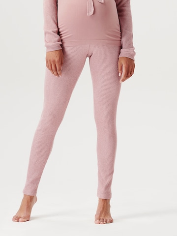 Skinny Leggings 'Pigeon' Noppies en rose : devant