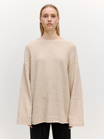 EDITED Pullover i overstørrelse 'Faline' i blandingsfarvet: forside