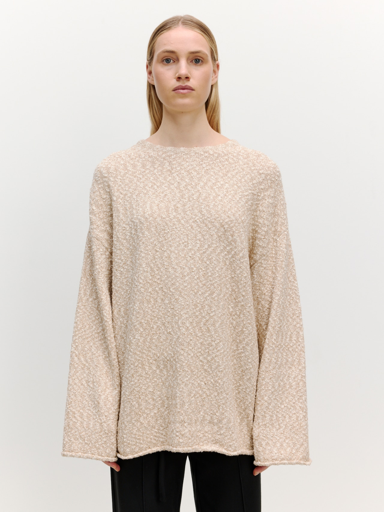 EDITED Producten Oversized trui 'Faline' Zwart