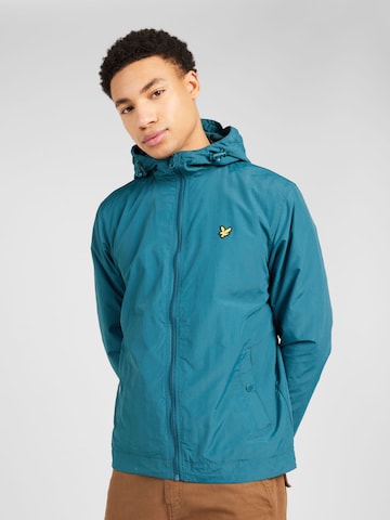 Veste mi-saison Lyle & Scott en vert : devant